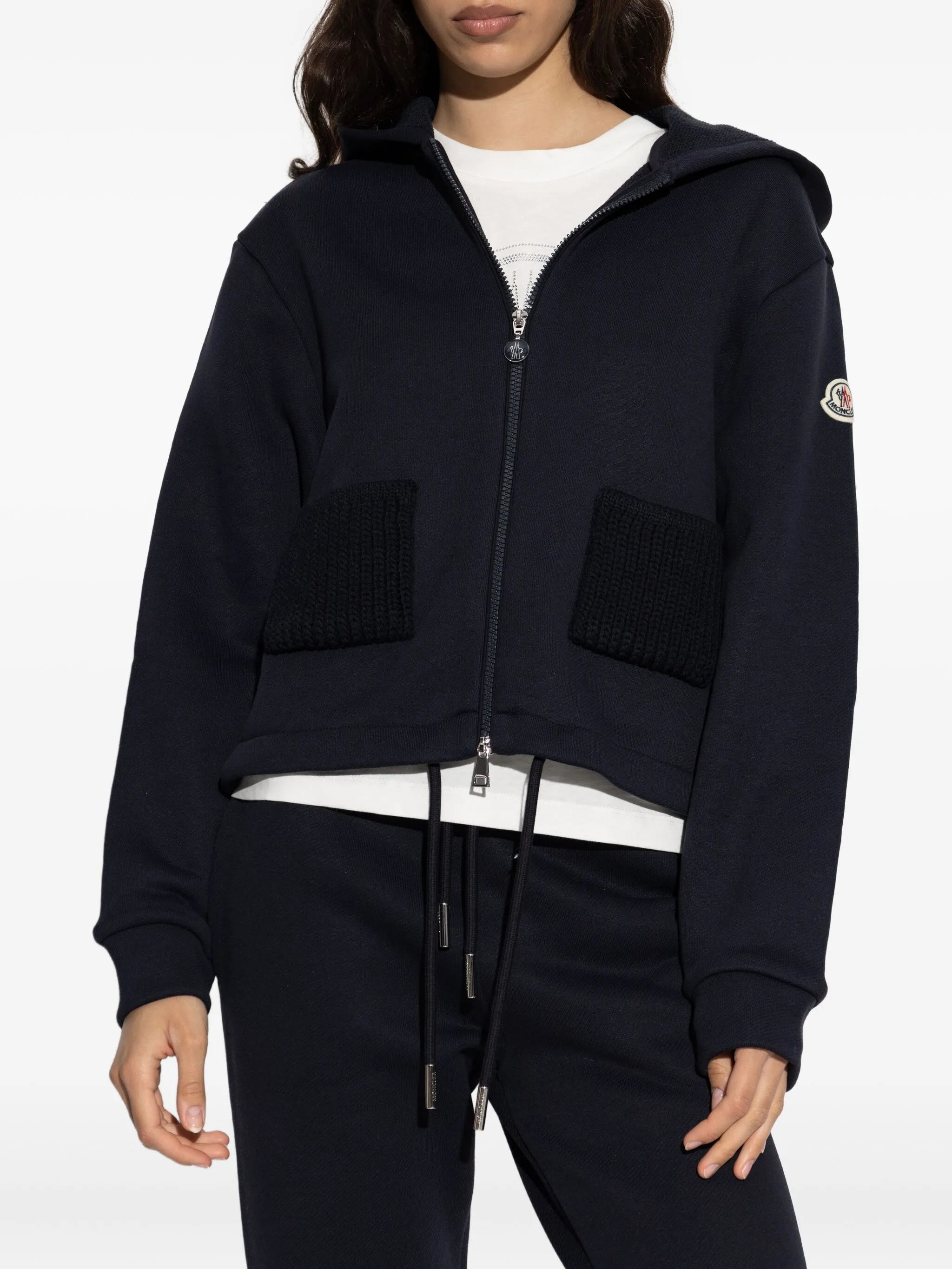 Moncler hoodie à poche en maille